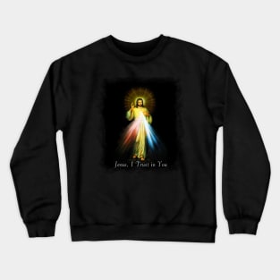 Jesus Divine Mercy Faustina Sacred Heart Catholic Crewneck Sweatshirt